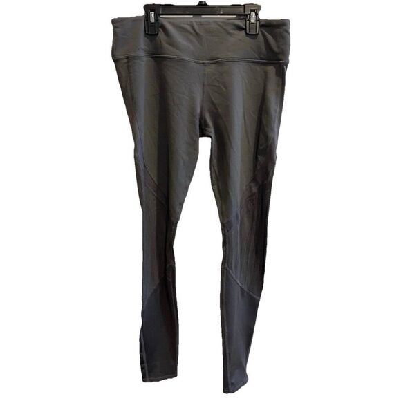 ALO Pants - Alo Yoga Vitality Mesh Legging Dark Gray Women's Small Athleisure Yoga Gym